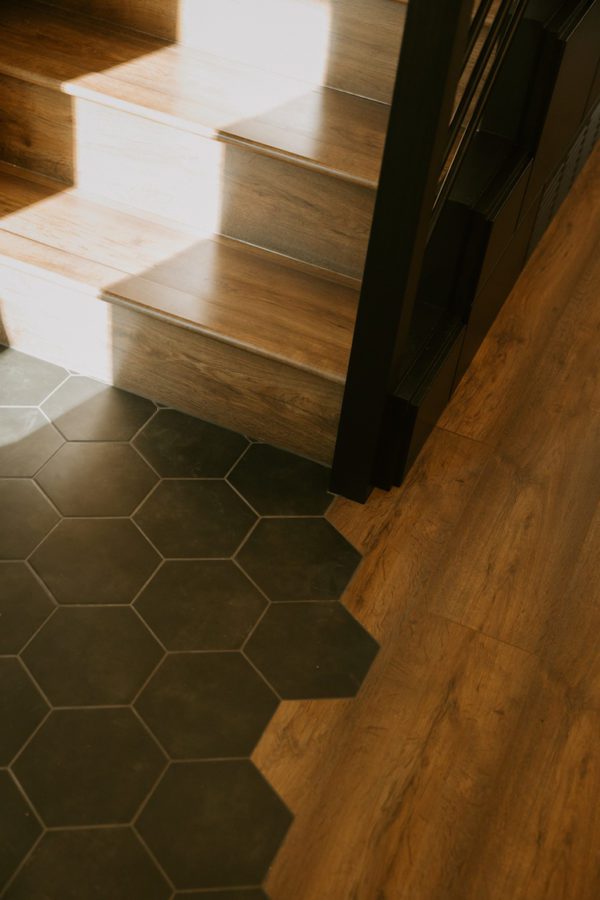 Inlaid combination flooring a hot trend for seamless transition